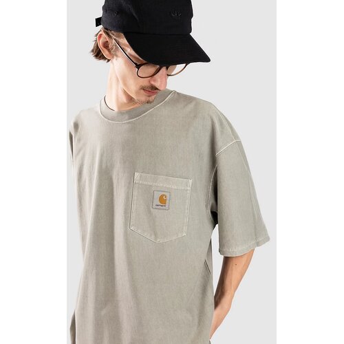 Carhartt WIP Loose Pocket T-shirt shady green / garment dyed Slike