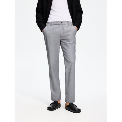 Reserved Chino slim fit hlače - tamnosivo Cijene