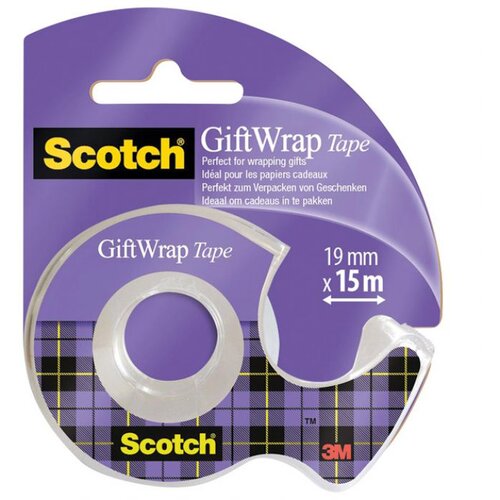 Traka LJEPLJIVA NEVIDLJIVA 19 MM/15M SCOTCH GIFT WRAP SATIN 3M. Slike