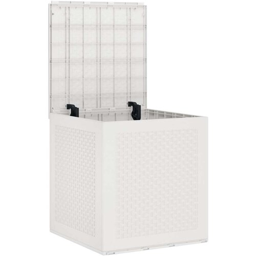  skladi&amp;scaron;na kutija za vrt bijela 55x53x57 cm PP Slike