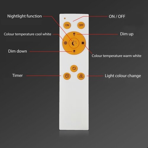 BRILONER led prigu&amp;scaron;iva plafonska svetiljka ripple LED/24W/230V 3000-6500K + daljinski upravljač Slike