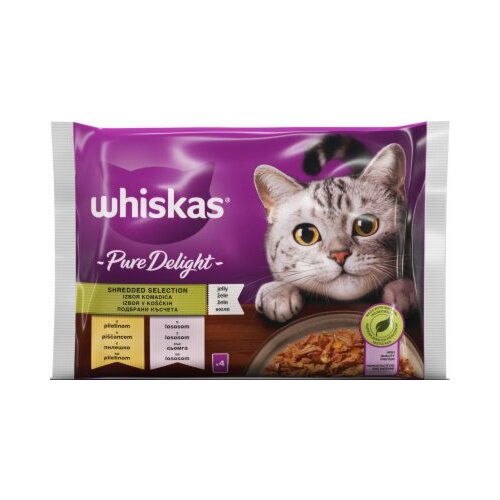 Whiskas hrana za mace pure delight izbor mesa 4X85G whis. Cene