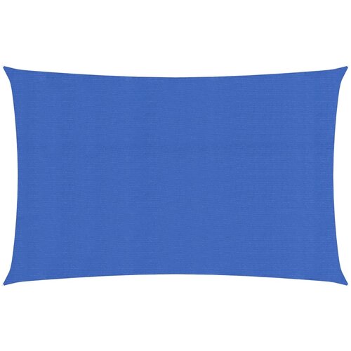 The Living Store Senčno jadro 160 g/m² pravokotno modro 4x7 m HDPE - Jadro Za Senco, (21494732) Cene