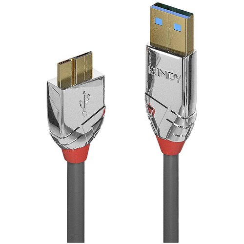 Lindy USB kabel USB 3.2 gen. 1 (USB 3.0) USB-A vtič\, USB-mikro-B 3.0 vtič 0.50 m siva 36656, (20416606) Cene