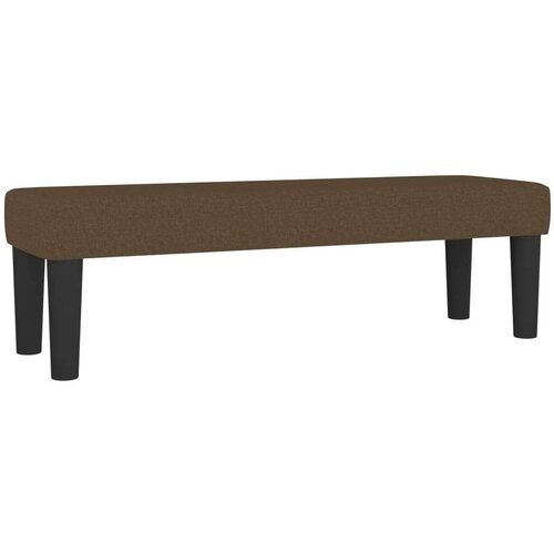  Krevet s oprugama i madracem tamnosmeđi 180x200 cm tkanina Slike