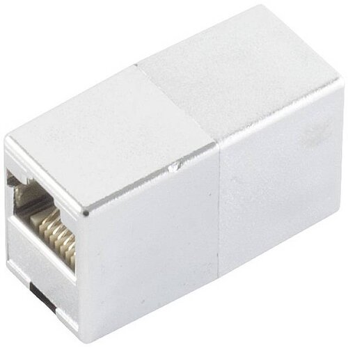 Shiverpeaks basic-s modularni priključek in-line adapterja - spojka RJ45 - spojka RJ45\, 8/8 - 8/8\, dodeljena 1:1\, neoklopljena\, metalizirana isdn adapter [1x RJ45 vtičnica 8p, (20411204) Slike