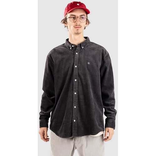 Carhartt WIP Madison Cord Srajca graphite / graphite Slike