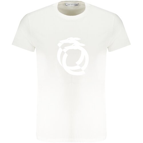 Trussardi SHORT SLEEVED T-SHIRT MEN&#39;S WHITE Cene