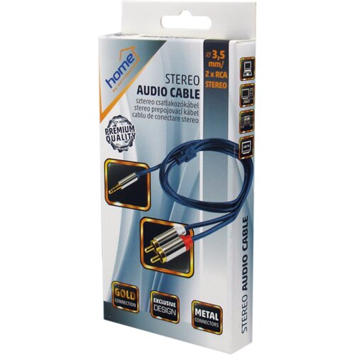 Home Kabel RCA x 2 / 3,5 mm x 1, dolžina 1.0m - A 49-1M Slike
