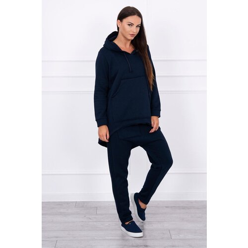 Kesi Set with Baggy trousers dark blue Slike