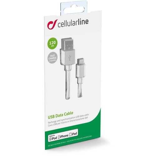 Cellular Line kabel Lightning 120 cm Slike
