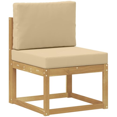 vidaXL Zunanja garnitura za sedenje Bela in bež 59 x 63 x 73 cm, (5000272930) Cene