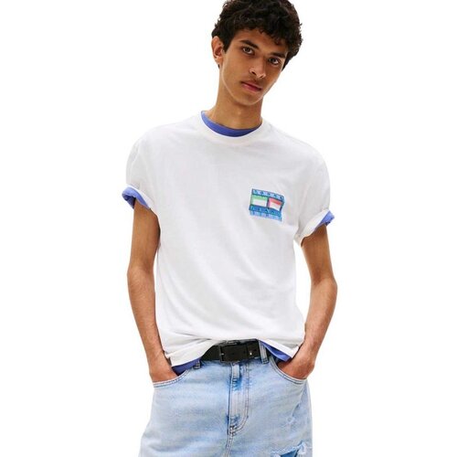 Tommy Hilfiger bela majica za muškarce Cene
