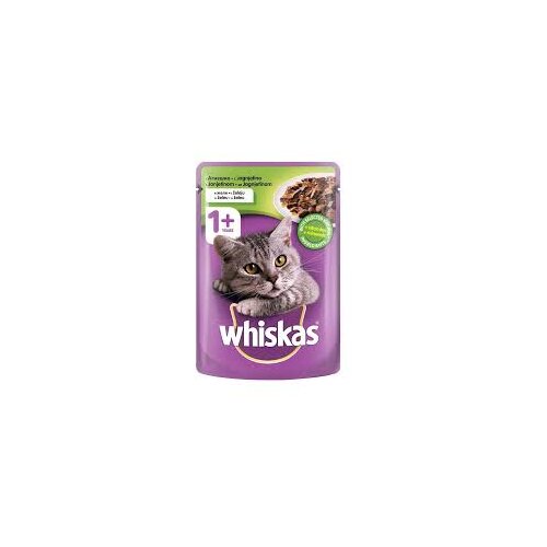 whiscas purina hrana za odrasle mačke whiskas, jagnjetina u želeu, 100g Cene