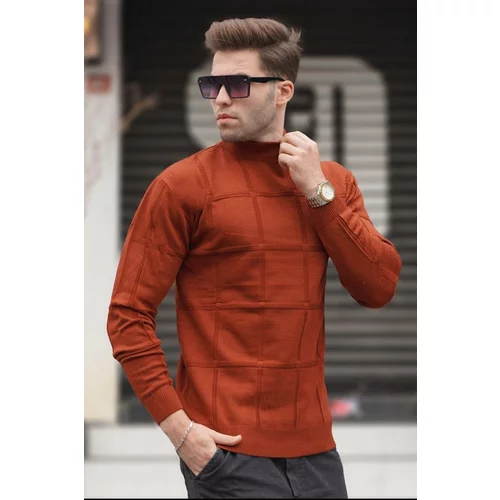 Madmext Sweater - Orange - Regular fit