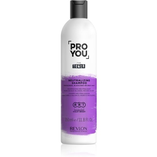 Revlon Professional ProYou&amp;trade; the toner neutralizing shampoo nevtralizacijski &amp;scaron;ampon za blond, beljene in sive lase 350 ml za ženske Slike