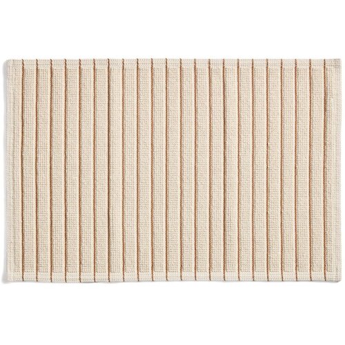 Kave Home Oranžna/bež tekstilna kopalni&amp;scaron;ka preproga 50x80 cm Merade &amp;ndash; Slike