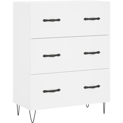 Maison Chic Komoda - Predalnik bela 69,5x34x90 cm inženirski les, (21716353) Cene