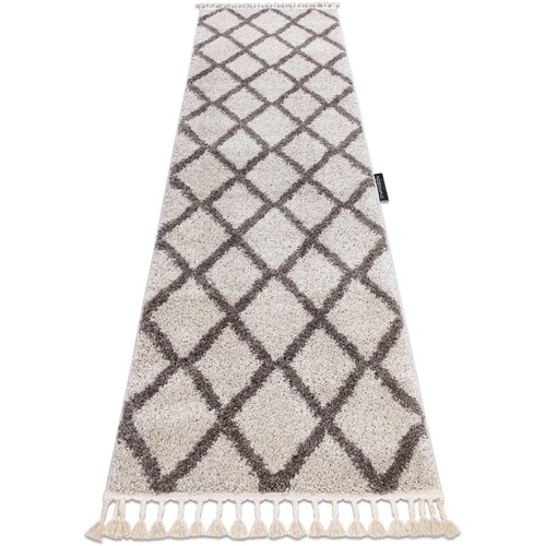 RugsX Preproge Tekač, Tekač BERBER TROIK krem - za 70x200 cm Bež Cene