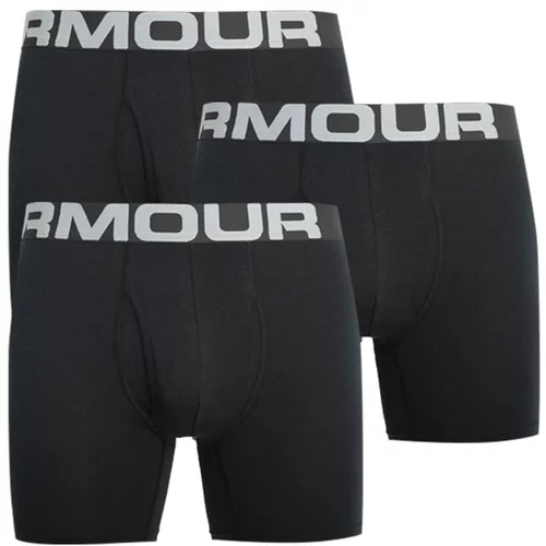 Under Armour Boxer Shorts UA Charged Cotton 6in 3 Pack-BLK - Men's