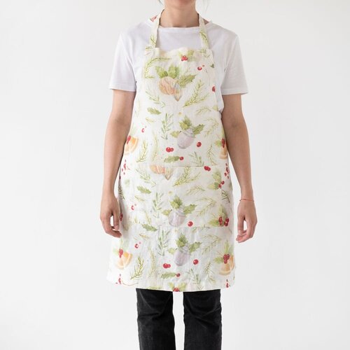 Linen Tales Predpasnik Daily Apron Merry, 80 x 55 cm Cene