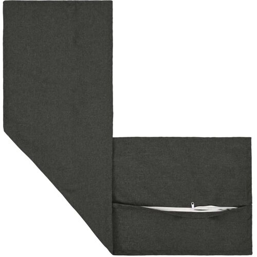  Jastuk s jastukom HOUTEN 2 kom. Tamnosiva Umjetni lan - Tamnosiva 40 x 145 cm 2 Slike