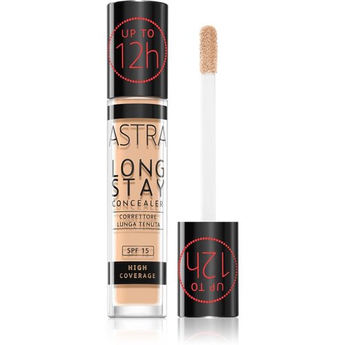 Astra Make-up Long Stay korektor z visoko prekrivnostjo SPF 15 odtenek 002N Nude 4,5 ml Slike
