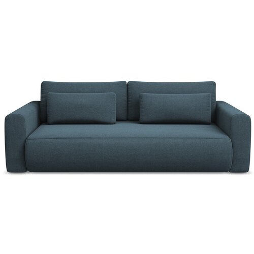 Makamii Plava sklopiva/s prostorom za odlaganje sofa 238 cm Kapua – Cijene