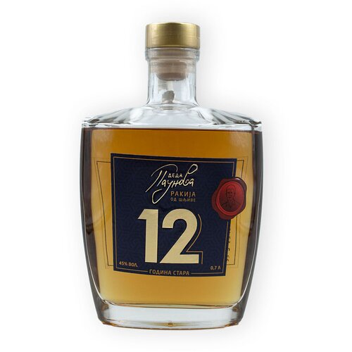 Deda Paunova Rakija od šljive lux 12 godina, 0.7l Cene