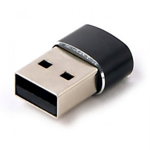  USB2 AMCF 02 Gembird USB AM to Type C female adapter, black ALT.CCP USB3 AMCM 0M FO Cene