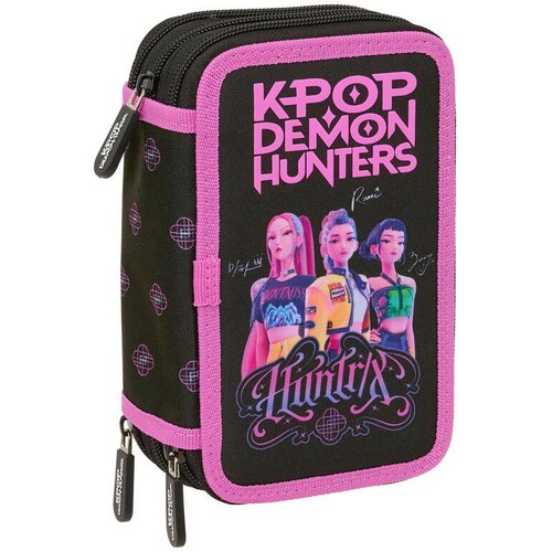 KPop Demon Hunters Plumier Negra triple 37 kom Slike