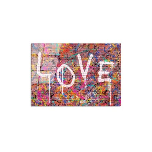 WALLXPERT UV-740 70 x 100 Multicolor Decorative Tempered Glass Painting Cene