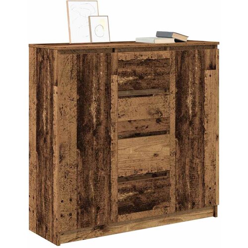  Komoda s ladicama staro drvo 100,5x35x98,5 cm konstruirano drvo Slike