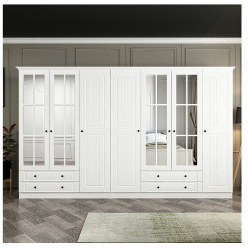 Hanah home Ormar Kale-4786, 315x210x52 cm, Bijela Cijene