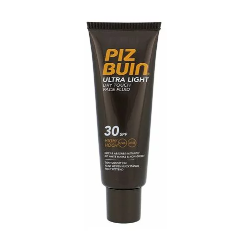 Piz Buin Ultra Light Dry Touch Face Fluid SPF30 zaščitna tekočina za sončenje 50 ml unisex