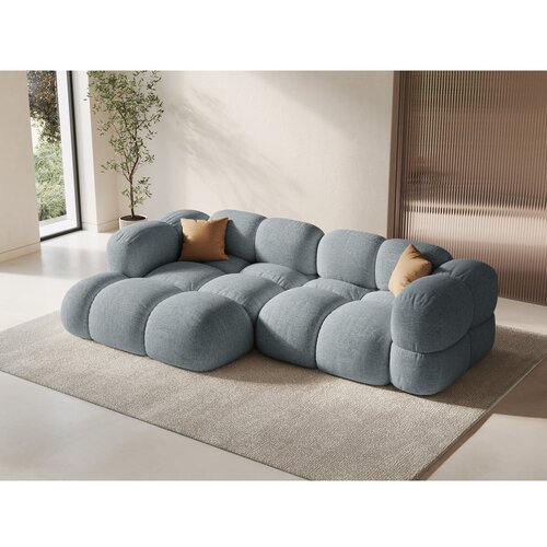 Cosmopolitan Design Svetlo modra kotna sedežna garnitura (levi kot/z ležalnikom) Loretto &amp;ndash; Slike