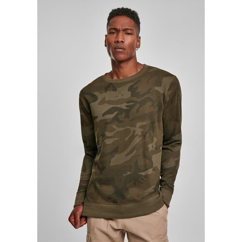 Build your Brand Camo Crewneck Olive Camo Slike