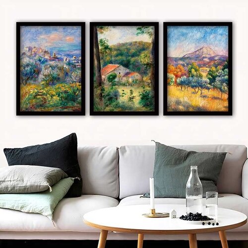 Wallity Set uramljenih slika 3SC_UN894988, 3 Dela Cene