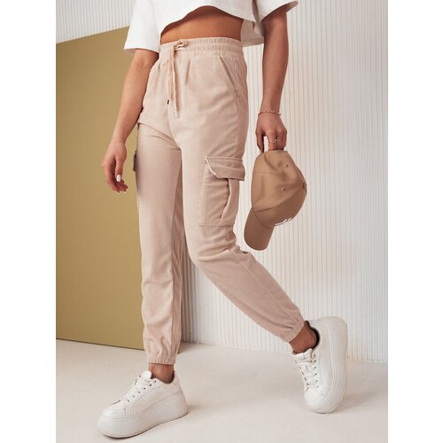 DStreet FLAYON Women&amp;#039;s Sweatpants Beige Slike