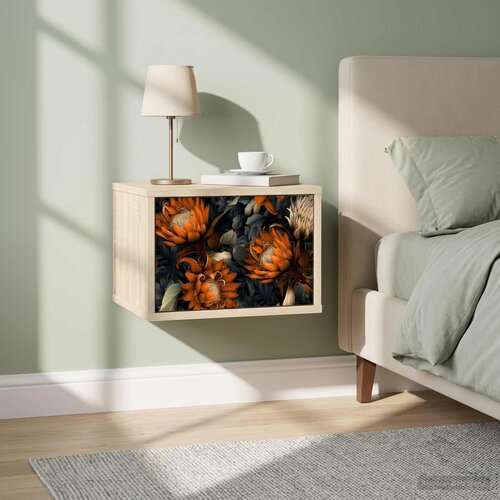  Wall-mounted noćni ormarić LOCHEM Hrast sonoma 36 x 33 x 25 cm Cene