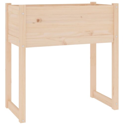 Maison Chic Visoka greda - Greda - Cvetlični Lonec 78x40x81 cm trdna borovina, (21789443) Cene