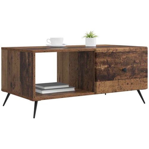  Stolić za kavu Staro drvo 90 x 50 x 40 cm Konstruirano drvo Slike