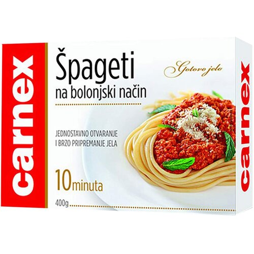 Carnex &amp;Scaron;pagete na bolonjski način, Gotovo jelo, 400g Slike