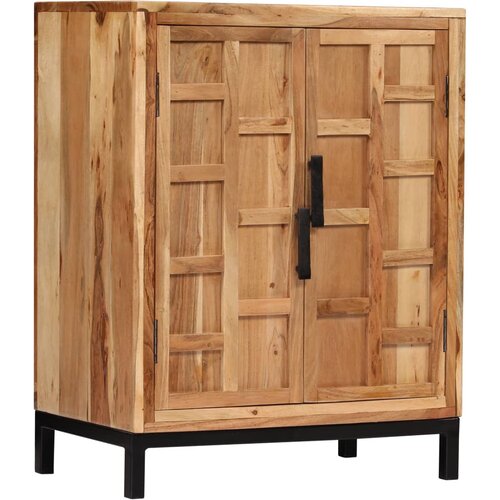  Komoda od masivnog bagremovog drva 60 x 35 x 76 cm smeđa Cijene