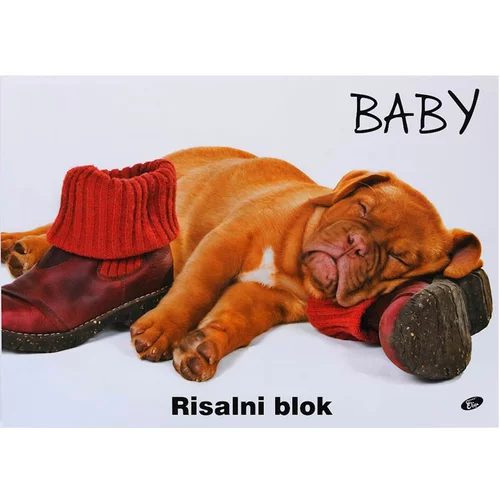 Elisa Risalni blok A3, 20 listni, 140 g, Baby kuža