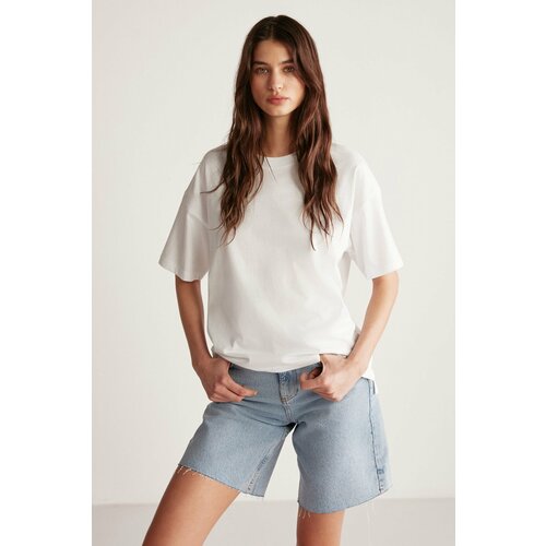 GRIMELANGE T-Shirt - White - Relaxed fit Cene