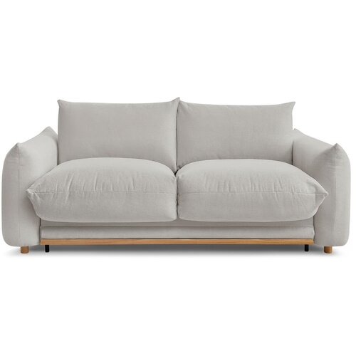 Bobochic Paris Svijetlo siva sklopiva sofa 214 cm Ernest – Cijene
