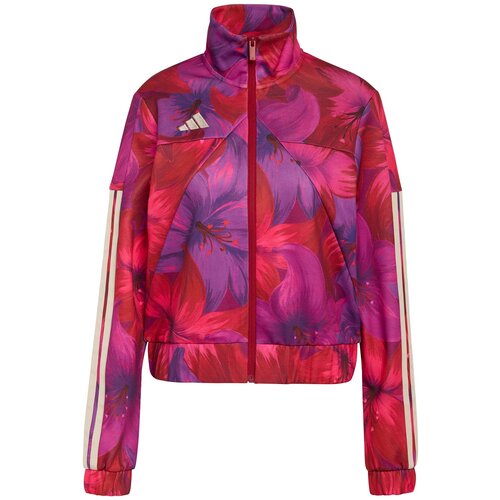 Adidas Sportska jakna &amp;#039;Adidas x Farm Rio House Of Tiro&amp;#039; tamno ljubičasta / roza / svijetlo crvena / bijela Slike