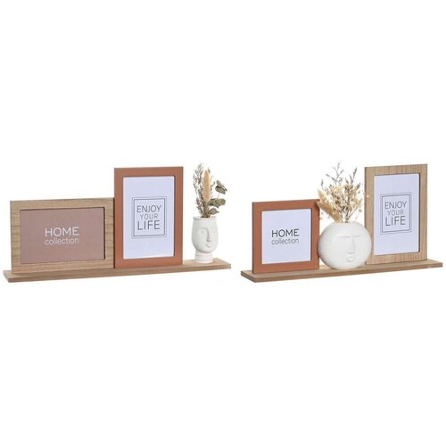  Okvir za sliku DKD Home Decor 30 x 5 x 19 cm Cvijet Lice Keramika Smola Pisana Drvo MDF gradski (2 kom.) Cijene