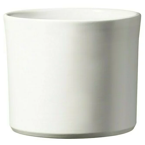 SK Okrugla tegla za biljke Miami (Vanjska dimenzija (ø x V): 36 x 31 cm, Bijele boje, Keramika, Mat)